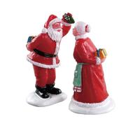 UNDER THE MISTLETOE SET OF 2 LEMAX