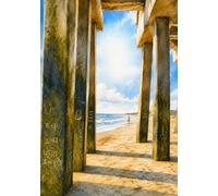 Under The Pier: A5 Size Journal
