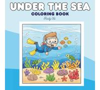 Under the Sea - Coloring Book: 42 Fish & Ocean Animals for Kids and Adults: Simple, soothing outlines • Square format 8.5″ × 8.5″ • Right-hand artwork with blank backs