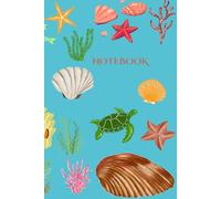 Under The Sea Theme Classic Notebook, 120 Graph Pages Paperback, 6 x 9-Inch, Colour Cover