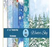 Under the Winter Sky: Scrapbook Paper Collection: 36 Sheets of Snowy Landscapes, Winter Wonders, and Frosty Sky Designs for Crafting & DIY Projects
