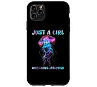 Under Watercolor Sea Ocean Just A Girl Who Loves JellyFish Custodia per iPhone 11 Pro Max