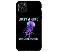 Under Watercolor Sea Ocean Just A Girl Who Loves JellyFish Custodia per iPhone 11 Pro Max