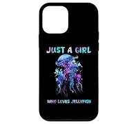 Under Watercolor Sea Ocean Just A Girl Who Loves JellyFish Custodia per iPhone 12 mini