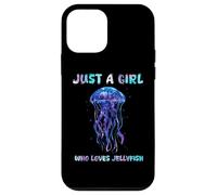Under Watercolor Sea Ocean Just A Girl Who Loves JellyFish Custodia per iPhone 12 mini