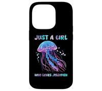 Under Watercolor Sea Ocean Just A Girl Who Loves JellyFish Custodia per iPhone 14 Pro
