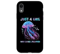 Under Watercolor Sea Ocean Just A Girl Who Loves JellyFish Custodia per iPhone XR