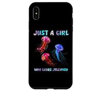 Under Watercolor Sea Ocean Just A Girl Who Loves JellyFish Custodia per iPhone XS Max