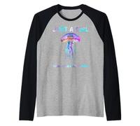 Under Watercolor Sea Ocean Just A Girl Who Loves Jellyfish Maglia con Maniche Raglan