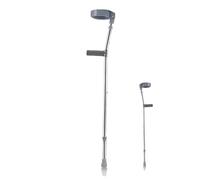 Underarm Crutches for Adults,Elbow Crutches for, Adjustable Crutches for WalkingAdjustable Forearm Crutches for Adults, Arm Crutches for Walking with Ergonomic Handles, for Foot or Leg Injuries(Grijs)