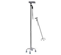 Underarm Crutches for Adults,Elbow Crutches for, Adjustable Crutches for WalkingCrutches with 4-Pronged Base, Aluminum Lightweight Walking Aid, Extra Stability, Great for Travel or Work