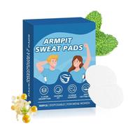 Underarm Sweat Pads, 100-Pieces Invisible Odor Absorbing Armpit Patches
