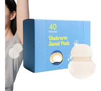 Underarm Sweat Pads - 40-Piece Invisible Breathable Self-Adhesive | Sweat Guards Underarm Pads | For Summer Daily Commuting Work Sports Travel Party Dating