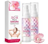 Underarm Whitening Cream 2 Pezzi, Crema Illuminante Corpo per Ascelle Scure e Parti Intime, Trattamento Idratante Uniformante per Inguine, Ginocchia e Gomiti, Texture Leggera