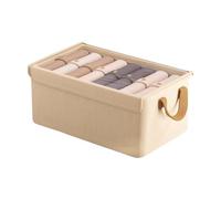 Underbed Fabric Storage Box - Colapsible Clothes Organizer with Carry Handles, Low Profile Design | Space Efficient Bin for Dormitory Bedroom Living Room Cabinet Use, Soft Textile Container, Easy