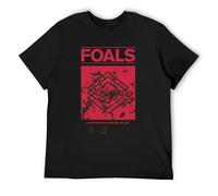 Underbkreky Men's Foals 'Everything Not Saved Will Be Lost/Diamond Flower' Black T-Shirt Black XXL