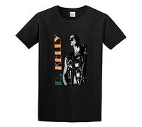 Underbkreky R Kelly Vintage T-Shirt Graphic Printed Funny Tee for Men Black XL