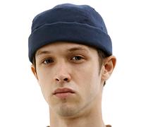 UNDERCONTROL Brimless Trawler Leon Harbour Camp Rolled Cuff Miki cap Unisex Sailor Skull Outdoor Hat Fisherman Tactical Buckle No Visor Docker Beanie per Uomini e Donne Corea (Blu)