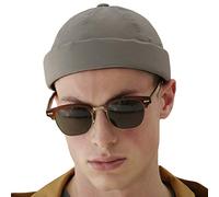 UNDERCONTROL Brimless Trawler Quick Dry Leon cap Unisex Traspirante Xanadu Outdoor Sailor Leon Hat Fisherman No Visor Skull Regolabile Watch cap Beanie Corea (Oliva)