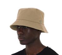UNDERCONTROL Cappello da Pescatore Extra Large Oversize XXL per Testa Grande, Etichetta in Acciaio Cucita a Mano, Tinta Unita, Unisex, Taglia Comoda, Coreano, con Protezione UV (Beige)