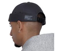 UNDERCONTROL Cappello da Pescatore Senza Visiera da Marinaio Leon con Polsini arrotolati Harbour Senza Visiera Miki Skull Docker Beanie Trawler Tactical Ring cap per Uomo e Donna (Carbone)
