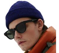 UNDERCONTROL Classico Pescatore Trawler Marine Fit Cinturino Berretto Unisex Semplice Comodo Caldo Elegante Regalo Maglia Arrotolabile Polsini Orologio Berretto Teschio (Blend Blue)