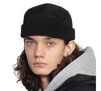 UNDERCONTROL Corduroy Brimless Trawler Leon Harbour Rolled Cuff Miki Watch cap Unisex Sailor Skull Outdoor Hat Fisherman Tactical Adjustable Buckle No Visor Docker Beanie Korea (Nero)