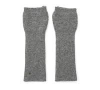 UNDERCONTROL Gold Label Cashmere Wool Blend Maglia Soft Touch Foro per il pollice Senza dita Donna Manicotti lunghi per inviare SMS Guanti per cellulare Corea (GRIGIO)