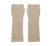 UNDERCONTROL Gold Label Cashmere Wool Blend Maglia Soft Touch Foro per il pollice Senza dita Donna Manicotti lunghi per inviare SMS Guanti per cellulare Corea (BEIGE)