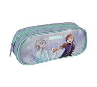 Undercover Astuccio Disney Frozen Bambina - Personalizzato con nome - Astuccio Elsa Anna - Astuccio scuola per bambini - turchese pastello, Frozen Astuccio turchese pastello, 22,5 x 9,5 x 9 cm,