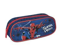 Undercover Astuccio per matite Spider-Man, 50 g, 22 cm x 9 cm x 7 cm, per bambini, ragazzi, ragazze, adolescenti, scuola, rosso, classico, Rosso, Classico