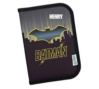 Undercover Astuccio personalizzato Batman con nome, astuccio pieno di contenuto, astuccio scolastico per ragazzi bambini, regalo per la scuola