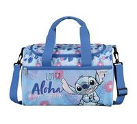 Undercover Borsa da sport per bambini Disney Stitch - Personalizzata con nome - Piccolo borsone da viaggio Weekender per ragazza