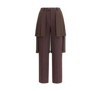 Undercover Brown Acetate Casual Pants - 1