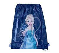 Undercover Frozen - Sacca da ginnastica per bambini, bambine e ragazzi, blu con motivo Elsa, 40 x 33 cm, a partire dai 3 anni