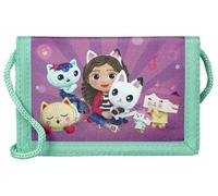 Undercover Gabby's Dollhouse - Portafoglio per bambini, 9 x 2 x 13 cm, con chiusura lampo
