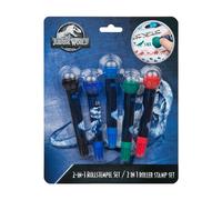 Undercover JURP0743 Jurassic World 2-in-1 Rolling Stamp Set