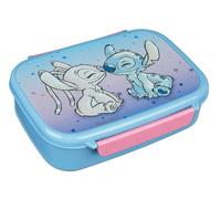 Undercover Lilo & Stitch Kids Lunch Box with Removable Insert, BPA Free, Blue an