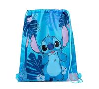 Undercover Sacca da palestra Lilo & Stitch per bambini e adolescenti, sport e scuola, Blu 38x33 cm
