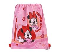 Undercover Minnie, sacca da ginnastica, rosa, circa 40 x 33 cm, con scomparto con cerniera, per bambini dai 3 anni in su