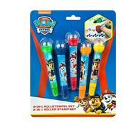 Undercover PPAT0743 - Set di 5 pennarelli Colorati e timbri Paw Patrol