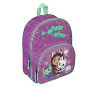 Undercover Rucksack mit Vortasche, Zaino Unisex-Bambini e Ragazzi, Gabby's Dollhouse, ca. 30,5x25,5x10 cm