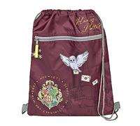 Undercover Sacca da palestra con chiusura di sicurezza, tasca con cerniera, ca. 32 x 41 cm, motivo: Harry Potter