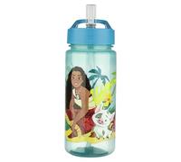 Undercover Scooli Aero Vaiana 2 - Borraccia da 500 ml, senza BPA, con cannuccia pieghevole, 19 x 9 cm, non lavabile in lavastoviglie