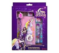 Undercover Set creativo Unicorn Academy - Taccuino viola, 8 pezzi