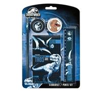 Undercover - Set di Scrittura Jurassic World 5 Pezzi - Plastica - Multicolore