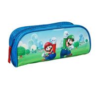 Undercover Super Mario, astuccio per la scuola, elegante astuccio con motivo Mario, astuccio per adolescenti, ideale per l'inizio della scuola, articolo per fan Mario Kart