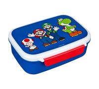 Undercover Super Mario - Contenitore per il pranzo con inserto estraibile, in plastica, 100% senza BPA, 18 x 13,5 x 6 cm, per bambini, ragazzi, ragazze, scuola