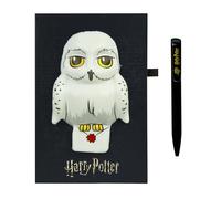 Undercover - Taccuino di Harry Potter - copertina rigida con motivo squishy 3D - 60 fogli di carta FSC - incluse biro in confezione regalo - per bambini e ragazzi