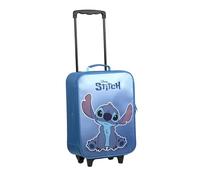 Undercover - Trolley per bambini Disney Stitch - ampio scomparto principale - compagno di viaggio ideale - asta telescopica regolabile e fissabile - dimensioni 46 x 32 x 16 cm